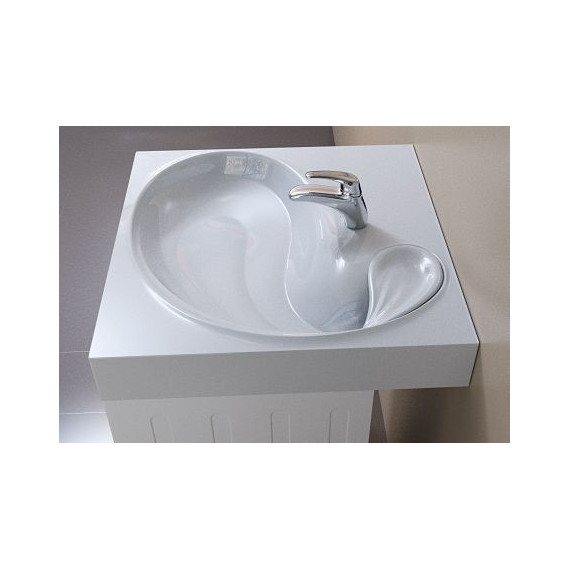 Раковина над стиральной машиной Azario Soft 60 см CS00078299 - фото 2