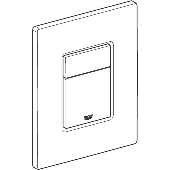 Кнопка смыва Grohe Skate Cosmopolitan 38732SH0, альпин-белый - фото 7