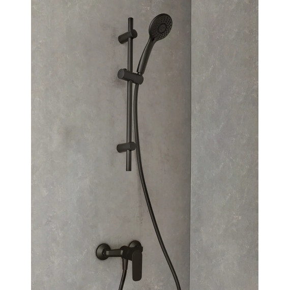 Душевой гарнитур Jacob Delafon Oscar E29848-BL, черный матовый - фото 4