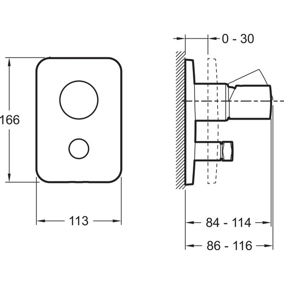 Смеситель для ванны Jacob Delafon Toobi E98719-CP - фото 2