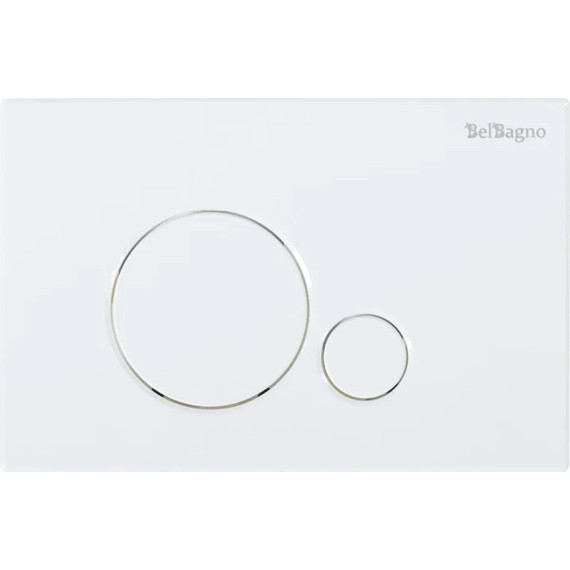 Инсталляция BelBagno BB002-80 с подвесным безободковым унитазом BelBagno Due BB3103CHR/SC (кнопка Sfera, белая) - фото 4