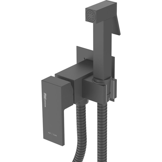 Набор для гигиенического душа WasserKraft A71638, черный матовый - фото 