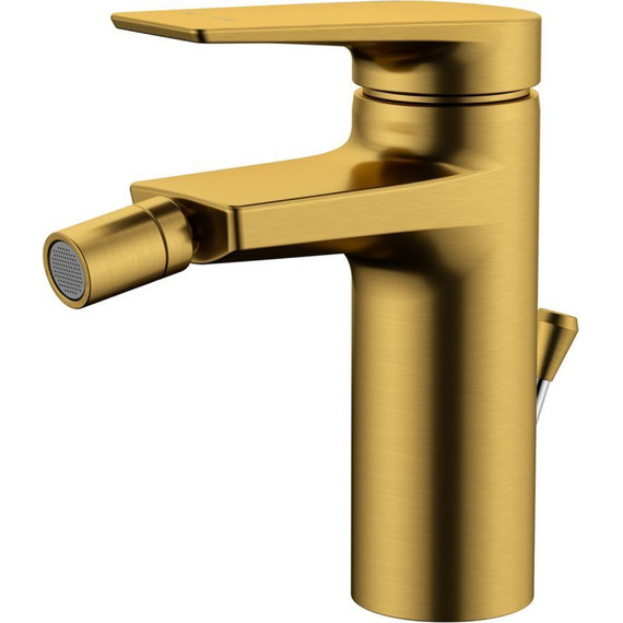 Смеситель для биде WasserKraft Aisch 5506, золото матовое - фото 