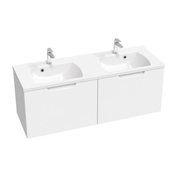 Тумба подвесная с раковиной Ravak Classic II 130 см X000001482, белый - фото 