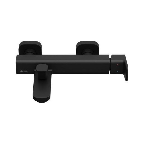Смеситель для ванны Ravak 10° Free black TD F 022.20/150 X070152, чёрный матовый - фото 