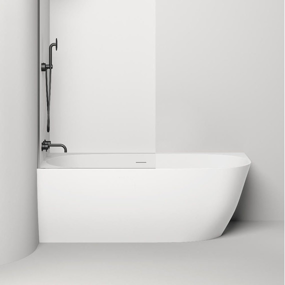 Ванна каменная Salini Sofia corner left 170х85 см 102515G (S-Sense) глянцевая - фото 
