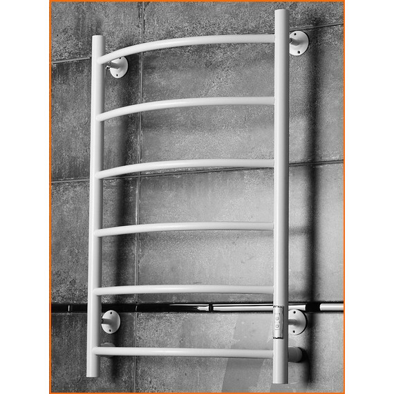 Полотенцесушитель электрический Тругор Пэк сп 5 ВГП 500х800 мм, белый (возможность скрытого подключения) 00-00036148 - фото 2