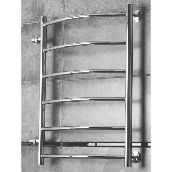 Полотенцесушитель водяной Тругор Приоритет ПМ1 с боковым подводом П6 400х800 мм (межосевое 500 мм) 00-00016088 - фото 2