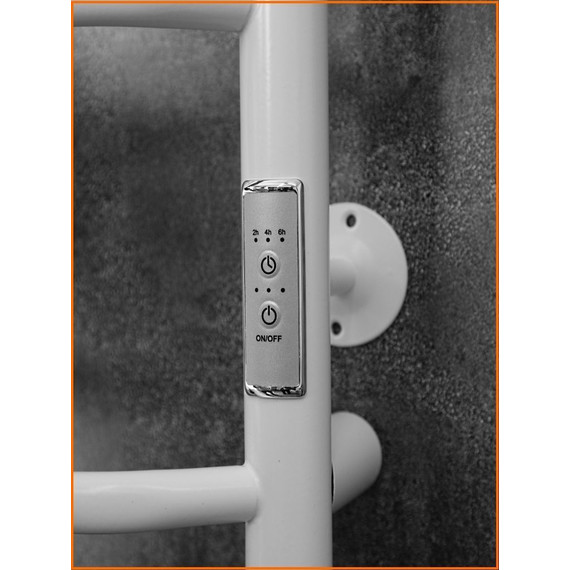 Полотенцесушитель электрический Тругор Пэк сп 5 ВГП 500х800 мм, белый (возможность скрытого подключения) 00-00036148 - фото 5