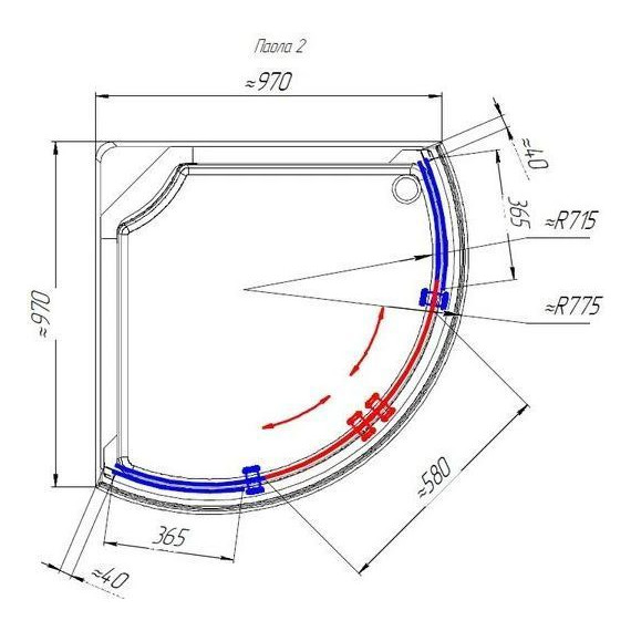 Душевая кабина Радомир Паола 2 103x103 см, белый/матовое - фото 5