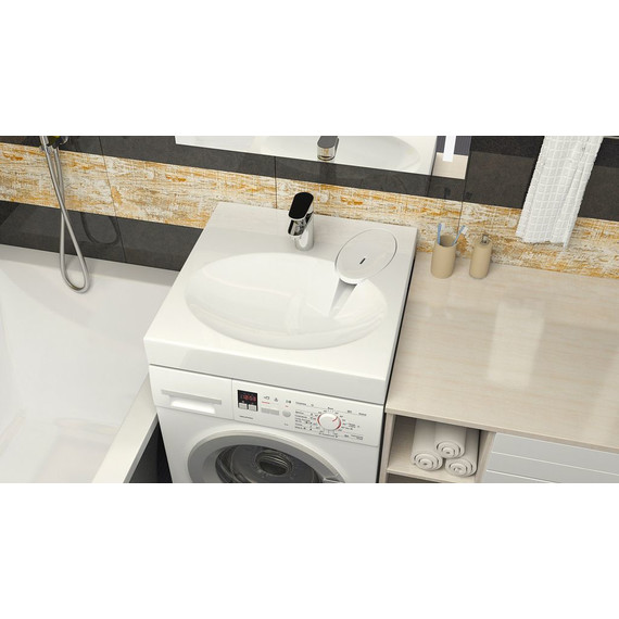 Раковина над стиральной машиной Azario Elegance 60 см CS00078300 - фото 4