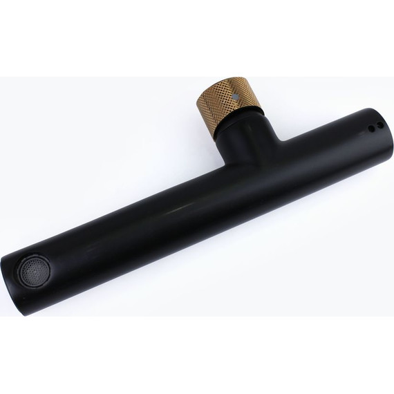 Смеситель для раковины настенный Bronze de Luxe Avantgarde 2021MH, чёрный матовый/розовое золото - фото 3