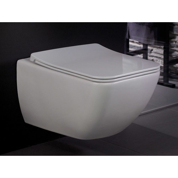 Унитаз подвесной безободковый Villeroy&Boch Venticello 4611RS01 с крышкой микролифт - фото 8