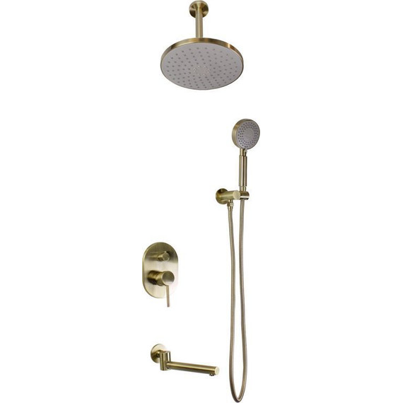 Душевая система для ванны Bronze de Luxe Scandi 14582/1BR, бронза - фото 