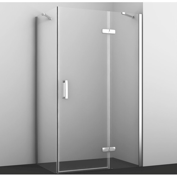 Душевое ограждение WasserKraft Aller 120x80 см 10H06R (стекло 8 мм), хром/прозрачное - фото 