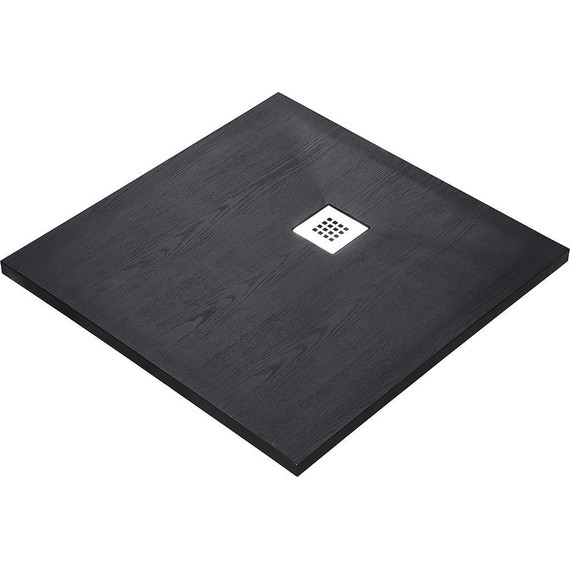 Поддон каменный WasserKraft Dill 90х90 см 61T03, чёрный матовый - фото 
