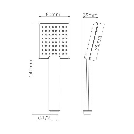 Ручной душ WasserKraft A141 - фото 2