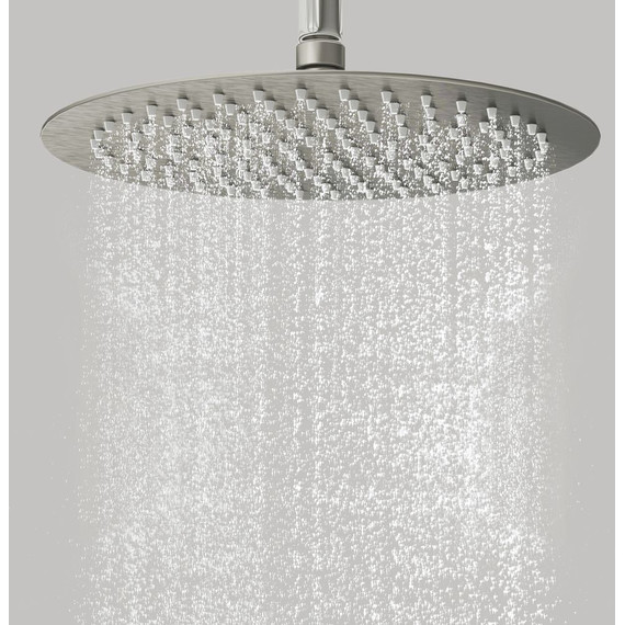 Верхний душ WasserKraft 248x248 мм A121, никель - фото 2