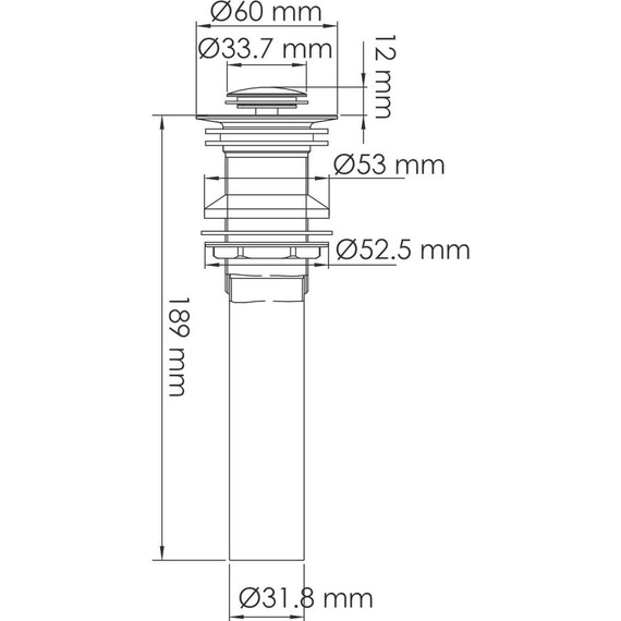 Донный клапан WasserKraft A249 - фото 2
