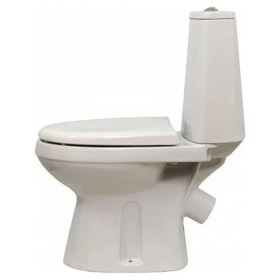 Унитаз-компакт Оскольская керамика Фиона Премиум (косой выпуск) с крышкой микролифт 43901130005 - фото 4