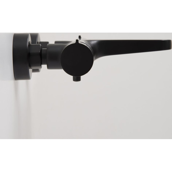 Смеситель для ванны с термостатом WasserKraft Elbe 7411 Thermo, черный - фото 5