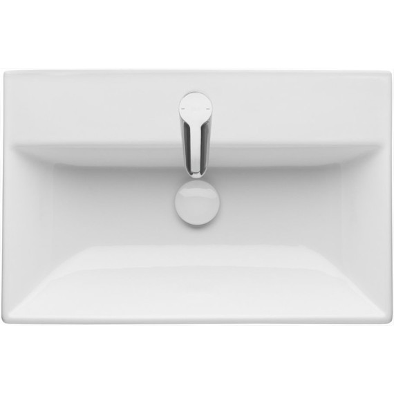 Тумба подвесная с раковиной Roca Oleta 60 см A857639501, белый матовый - фото 12