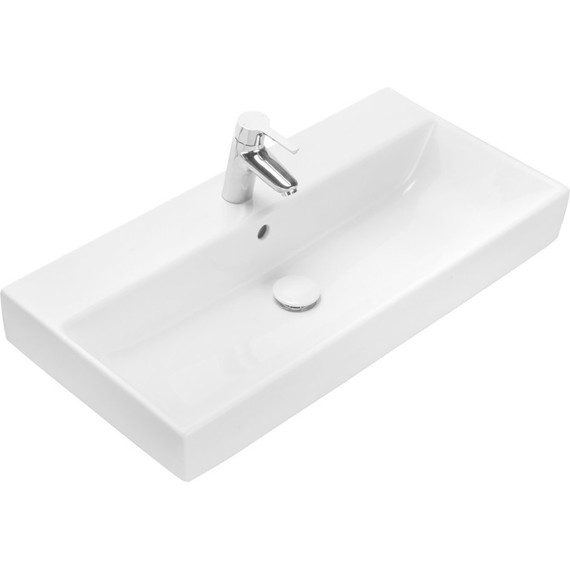 Тумба подвесная с раковиной Roca Oleta 80 см A857640501, белый матовый - фото 8