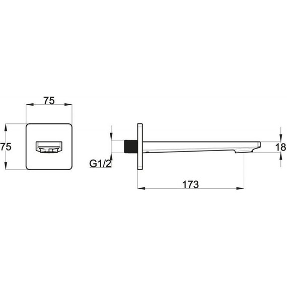 Излив для ванны BelBagno Carin CAR-BC-CRM - фото 2