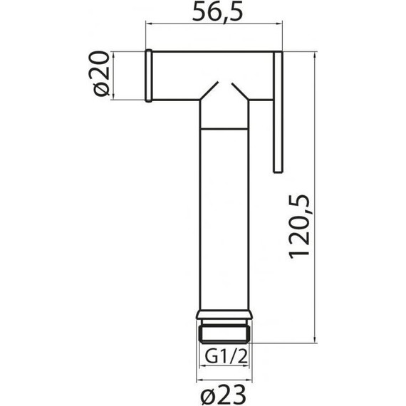 Гигиенический душ Cezares CZR-ID2-NOP, черный матовый - фото 4