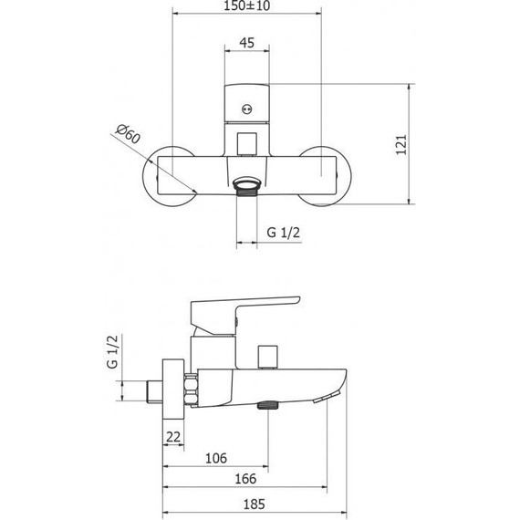 Смеситель для душа Cezares FLORIAN-DM-01 - фото 2
