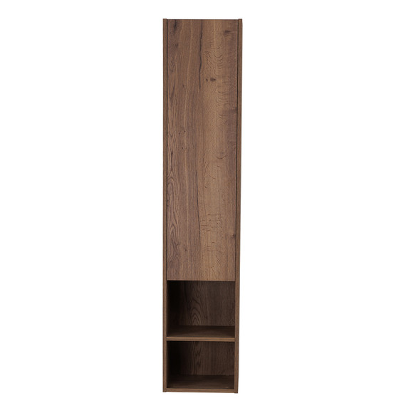 Пенал подвесной BelBagno KRAFT-1600-1A-SC-RT-L 33 см, Rovere Tabacco - фото 