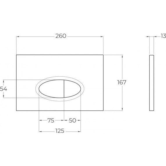 Кнопка смыва BelBagno BB052BL, белый глянцевый - фото 2
