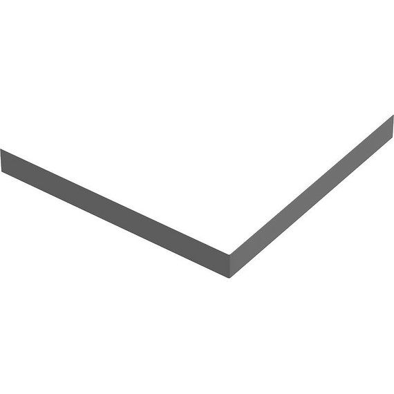 Панель для душевого поддона Jacob Delafon Tolbiac 90x90 см E6D334RU-NGM, черный матовый - фото 