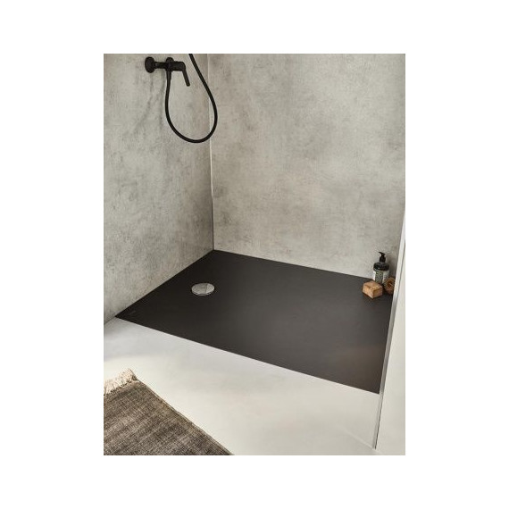 Мраморный поддон Jacob Delafon Tolbiac 120х80 см E6D331RU-NGM, черный матовый - фото 2