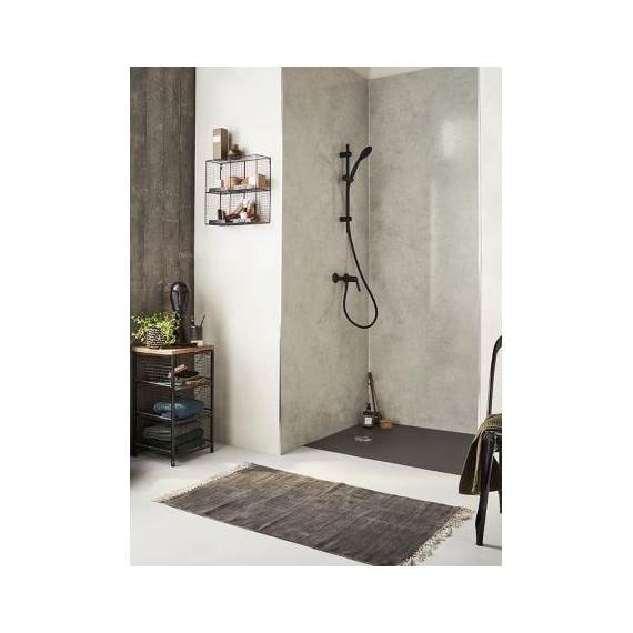 Мраморный поддон Jacob Delafon Tolbiac 120х80 см E6D331RU-NGM, черный матовый - фото 3