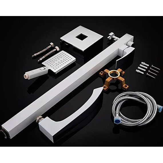 Смеситель для ванны Gappo G3007-8, белый/хром - фото 11