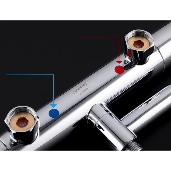 Смеситель для ванны с термостатом Gappo G3290 - фото 8