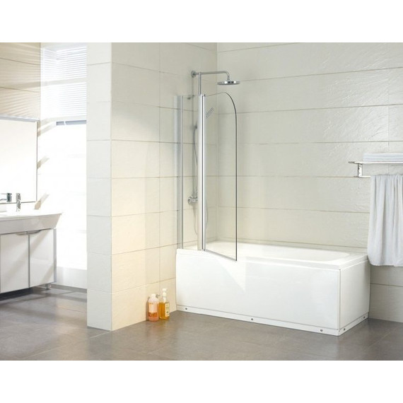 Шторка для ванны Azario Merrit 110х140 см AZ-NF6221 1100, хром/прозрачное - фото 3