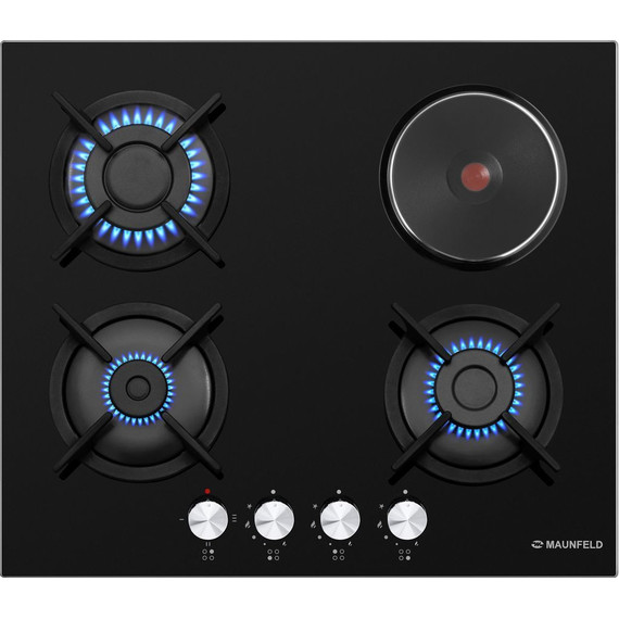 Комбинированная варочная панель Maunfeld EEHG.64.13CB/KG (чёрное стекло) - фото 