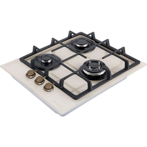 Газовая варочная поверхность Maunfeld EGHG.43.33CBG.R/G (бежевое стекло) - фото 5