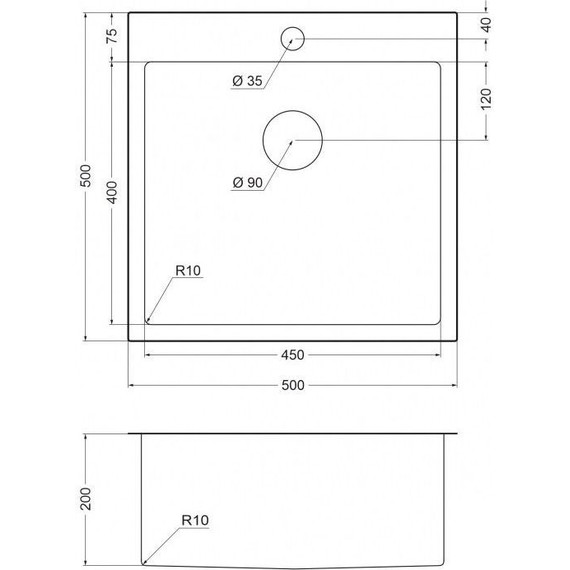 Кухонная мойка Emar EMB-117A PVD Nano Coppery 1 мм, медь, Цвет производителя: медь - фото 2
