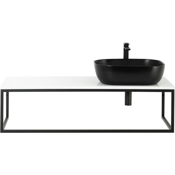 Столешница с консолью BelBagno 120 см EK-120-ST+EK-120-AS-BL-R - фото 