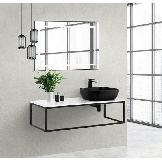 Столешница с консолью BelBagno 120 см EK-120-ST+EK-120-AS-BL-R - фото 5