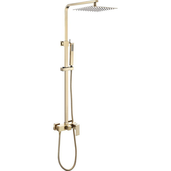 Душевая стойка Abber Daheim AF8220G, золото матовое, Цвет производителя: золото матовое - фото 