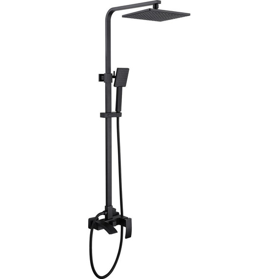Душевая стойка Abber Wasserfall AF8616B, черный матовый, Цвет производителя: чёрный матовый - фото 