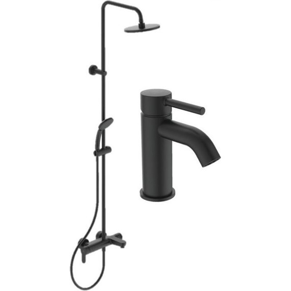 Промо-набор Ideal Standard IdealRain BL749S4, черный матовый - фото 