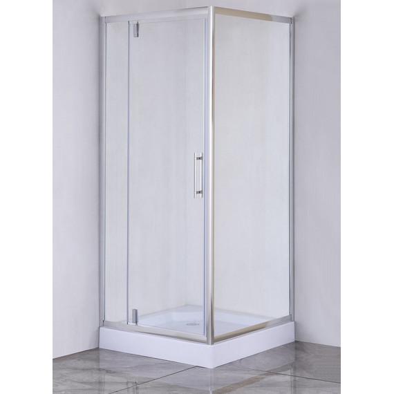 Душевое ограждение Loranto 90x90 см CS-604C 90, хром/прозрачное - фото 2
