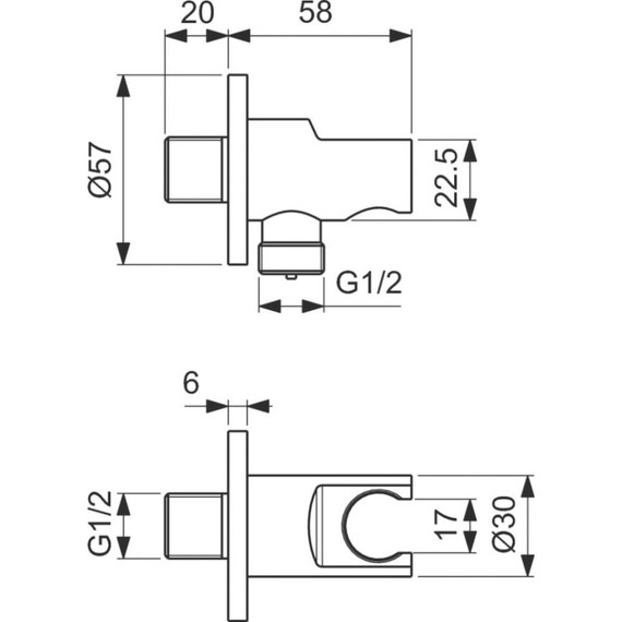 Душевая система для душа с термостатом Ideal Standard Navigo A7772AA - фото 16