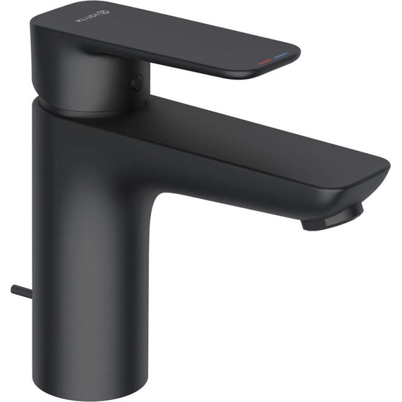 Смеситель для раковины Kludi Pure&Style 402903975, черный матовый - фото 
