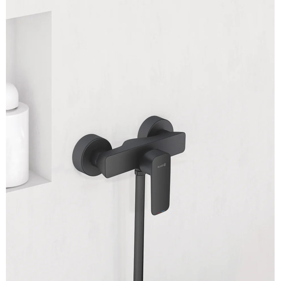 Смеситель для душа Kludi Pure&Style 408413975, черный матовый - фото 2